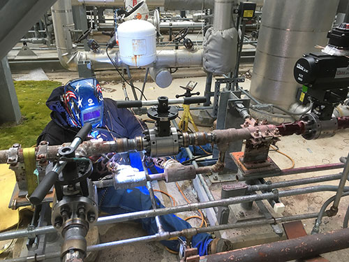 Industrial In-Line Valve Repair